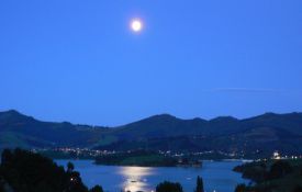 Moonlight across the bay